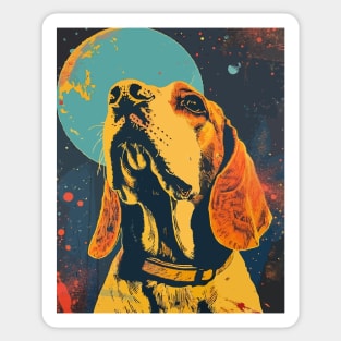 Beagle dog grunge portrait Sticker